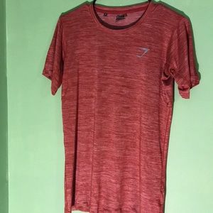 Men's size small GymShark Red Dry tee